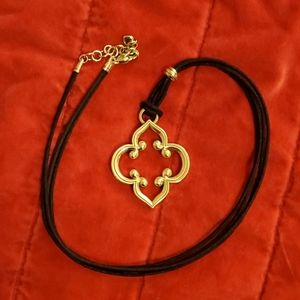 Brighton Leather Toledo Necklace